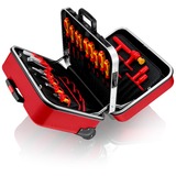 KNIPEX Werkzeugkoffer "BIG Twin Move RED" Elektro Kompetenz, 42-teilig, Werkzeug-Set rot, mit Werkzeug-Sortiment für Arbeiten an elektrischen Anlagen