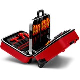 KNIPEX Werkzeugkoffer "BIG Twin Move RED" Elektro Kompetenz, 42-teilig, Werkzeug-Set rot, mit Werkzeug-Sortiment für Arbeiten an elektrischen Anlagen