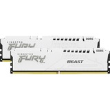 Kingston FURY DIMM 32 GB DDR5-6000 Kit, Arbeitsspeicher weiß, KF560C36BWEK2-32, Beast, XMP, EXPO