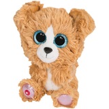 NICI Glubschis Schlenker Hund Lollidog, Kuscheltier hellbraun/weiß, 15 cm