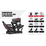 Next Level Racing F-GT Elite 160 - Wheel Plate Edition, Sim Rig schwarz