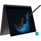 SAMSUNG Galaxy Book2 Pro 360 (NP930QED-KA1DE), Notebook grau, Windows 11 Home 64-Bit