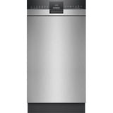 Siemens SR43ES25ME iQ300, Spülmaschine edelstahl (gebürstet)/schwarz, 45 cm, Home Connect