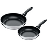 Silit Domus Bratpfannen-Set, 24 & 28 cm edelstahl/schwarz