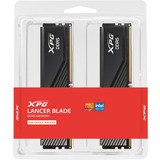 ADATA DIMM 32 GB DDR5-6000 (2x 16 GB) Dual-Kit, Arbeitsspeicher schwarz, AX5U6000C3416G-DTLABBK, XPG Lancer Blade, INTEL XMP, AMD EXPO