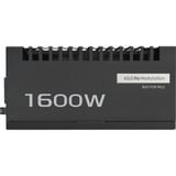 ASUS Pro WS 1600W Platinum, PC-Netzteil schwarz, 2x 12 Pin High Power GPU, 4x PCIe, Kabelmanagement, 1600 Watt