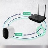 Arlo Pro 5 Spotlight, Überwachungskamera weiß/schwarz, 4er Pack, WLAN, Spotlight, 2K Auflösung
