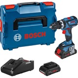 Bosch Akku-Schlagbohrschrauber GSB 18V-60 C Professional, 18Volt blau/schwarz, 2x Akku ProCORE18V 4,0Ah, L-BOXX