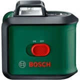 Bosch Heimwerken & Garten Kreuzlinienlaser UniversalLevel 360 grün/schwarz, grüne Laserlinien, Reichweite Ø 24 Meter