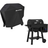 Broil King Crown Pellet Smoker 400 - BUNDLE schwarz, iQue Smart Steuerung, inkl. Schutzhülle