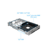 Chieftec BE-10W-300, Desktop-Gehäuse weiß