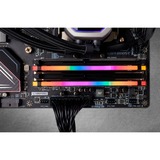 Corsair DIMM 16 GB DDR4-3600 (2x 8 GB) Dual-Kit, Arbeitsspeicher schwarz, CMW16GX4M2D3600C16, Vengeance RGB PRO, INTEL XMP