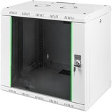 Digitus 483-mm-Wandschrank, 9 HE, IT-Schrank hellgrau, 9 Höheneinheiten