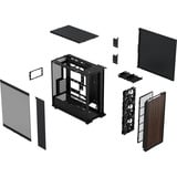 Fractal Design North XL RC Charcoal Black TG Dark, Tower-Gehäuse schwarz, Tempered Glass-Version