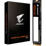 GIGABYTE AORUS Gen4 5000E SSD 500GB schwarz, PCIe 4.0 x4, NVMe 1.4, M.2 2280