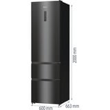 Hisense RM469N4AFD1, French Door edelstahl (dunkel)