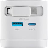 Intenso Power Adapter W65ACIC GaN, Ladegerät weiß, 65W