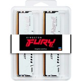 Kingston FURY DIMM 32 GB DDR5-6000 (2x 16 GB) Dual-Kit, Arbeitsspeicher weiß, KF560C30BWEK2-32, Fury Beast, INTEL XMP, AMD EXPO