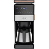 Krups Grind Aroma XL KT8428 mit Mahlwerk, Filtermaschine schwarz/edelstahl, Thermokanne