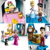 LEGO 43206 Disney Princess Cinderellas Schloss, Konstruktionsspielzeug Mit 3 Mini-Puppen inkl. Prinzessin Cinderella