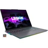 Lenovo Legion 7 16ARHA7 (82UH0008GE), Gaming-Notebook grau, Windows 11 Home 64-Bit, 165 Hz Display, 1 TB SSD