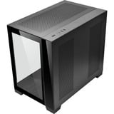Lian Li O11 Dynamic Mini , Tower-Gehäuse schwarz, Tempered Glass x 2