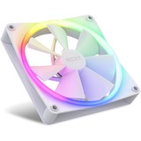 NZXT F140 RGB Twin Pack 140x140x26, Gehäuselüfter weiß, 2er Pack inkl. RGB & Fan Controller