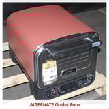 Ninja Woodfire, elektrischer Outdoor-Ofen, Pizzaofen und Smoker OO101EU braun/silber, 2.400 Watt, für Pizzen bis ca. Ø 30cm