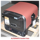 Ninja Woodfire, elektrischer Outdoor-Ofen, Pizzaofen und Smoker OO101EU braun/silber, 2.400 Watt, für Pizzen bis ca. Ø 30cm