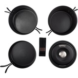 Petromax Dimego Kochgeschirr, Topf-Set edelstahl/schwarz, 4-teilig