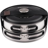 Petromax Dimego Kochgeschirr, Topf-Set edelstahl/schwarz, 4-teilig