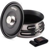 Petromax Dimego Kochgeschirr, Topf-Set edelstahl/schwarz, 4-teilig