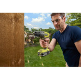 Ryobi ONE+ Akku Schlagbohrschrauber- / Winkelschleifer-Set R18PDAG-242S, 18Volt, Werkzeug-Set grün/schwarz, Li-Ionen Akku 2,0Ah + 4,0Ah, Werkzeugtasche