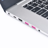 SMARTKEEPER ESSENTIAL USB-A Port Lock (UL03), Einsteckschloss Farbcode Pink, 100 Stück