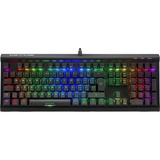 Sharkoon SKILLER SGK60, Gaming-Tastatur schwarz, IT-Layout, Kailh Box Brown