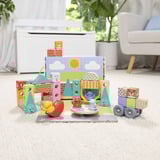 Spin Master Melissa & Doug - Blockables Stadt Spielset, Konstruktionsspielzeug 