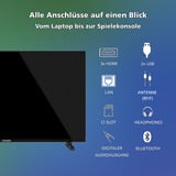 Telefunken QU50VP750S, QLED-Fernseher 127 cm (50 Zoll), schwarz, UltraHD/4k, Smart TV, Tripple-Tuner, VIDAA-Betriebssystem