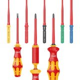 Wera Kraftform Kompakt VDE 16 Universal 1 Tool Finder, 16-teilig, Schraubendreher rot/gelb, inkl. Steckgriff, Phasenprüfer, VDE-Wechselklingen