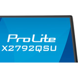 iiyama ProLite X2792QSU-B1, LED-Monitor 68.6 cm (27 Zoll), schwarz (matt), QHD, IPS, HDMI, DP, USB-Hub, 120Hz Panel