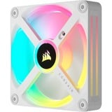 Corsair iCUE LINK QX120 RGB 120-mm-PWM-Lüfter, Gehäuselüfter weiß, Erweiterungskit