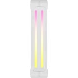 Corsair iCUE LINK QX120 RGB 120-mm-PWM-Lüfter, Gehäuselüfter weiß, Erweiterungskit, 120 mm
