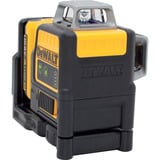 DEWALT Linienlaser 2x360° DCE0811D1G, 10,8Volt, Kreuzlinienlaser schwarz/gelb, Li-Ion Akku 2,0Ah, grüne Laserlinien, Koffer