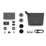 DJI Mic 3 , Mikrofon schwarz, (2 Sender + 1 Empfänger + Ladeschale)