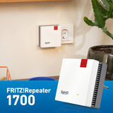 FRITZ! Repeater 1700 weiß/grau, Wi-Fi 7 mit bis zu 3,6 GBit/s