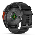 Garmin fēnix 8 - 51 mm, AMOLED, Smartwatch Schwarz/Schiefergrau, Silikon-Armband, Edelstahl
