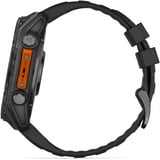 Garmin fēnix 8 - 51 mm, AMOLED, Smartwatch Schwarz/Schiefergrau, Silikon-Armband, Edelstahl