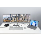 Kensington SD5760T, Dockingstation silber/schwarz, Thunderbolt 4, USB-C, USB-A, HDMI, PD