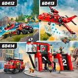 LEGO 60414 City Feuerwehrstation mit Drehleiterfahrzeug, Konstruktionsspielzeug 