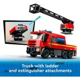 LEGO 60414 City Feuerwehrstation mit Drehleiterfahrzeug, Konstruktionsspielzeug 