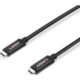 Lindy USB 3.2 Gen 2 Aktivkabel, USB-C Stecker > USB-C Stecker schwarz, 5 Meter, PD, Laden mit bis zu 60 Watt